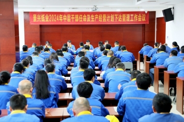 启发创新 铿锵前行|pp电子纸业召开2024年中层干部录用及出产经营打算下达治理工作会议