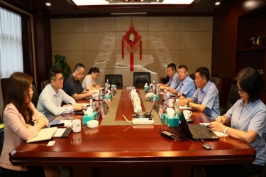 中国进出口银行浙江省分行行长彭豪一行光临pp电子纸业发展银企高层座谈活动